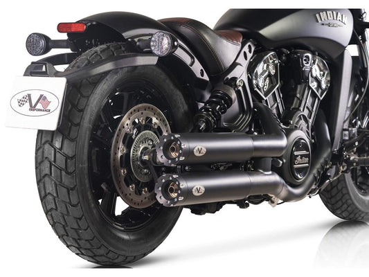 v-performance dupla kipufogódob szett - Revolver - Indian Scout