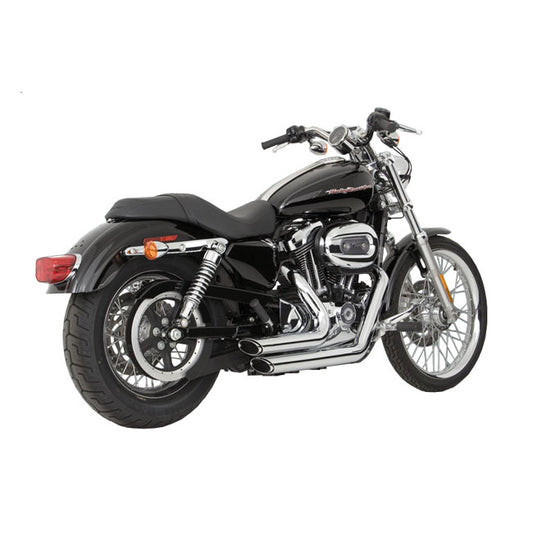 thorcat - v&h anarchy 2-1/2" shortshots kipufogórendszer króm - 2004-2013 Sportster