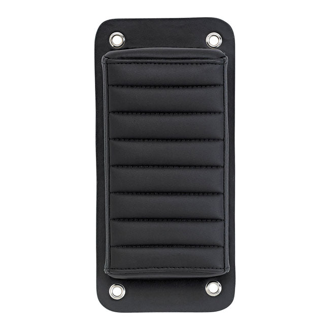 Biltwell Harlot Pillion Pad - Black Tuck-n-Roll