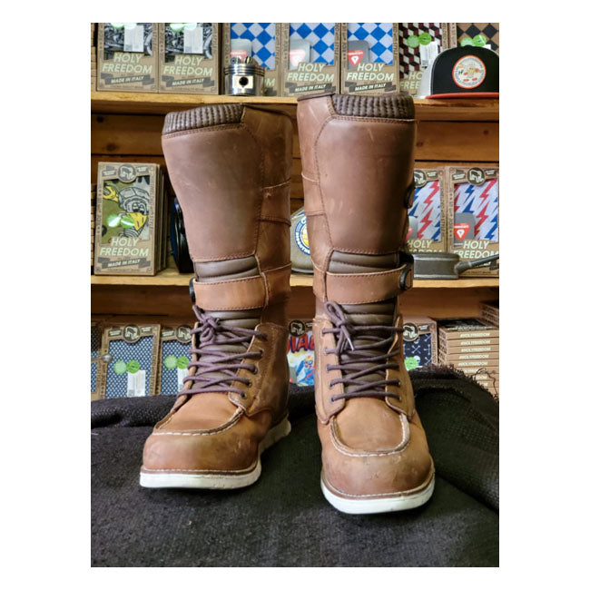 holy freedom terminator high waterproof boots - brown