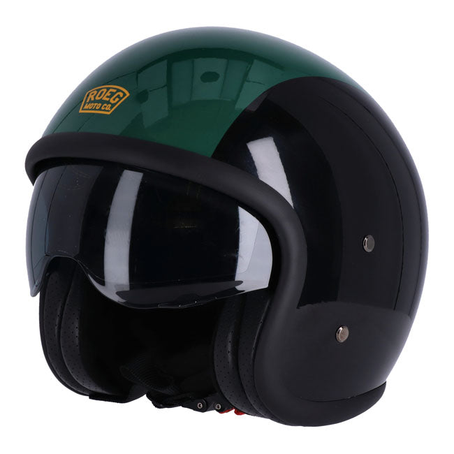 roeg sundown jett helmet - green/blk