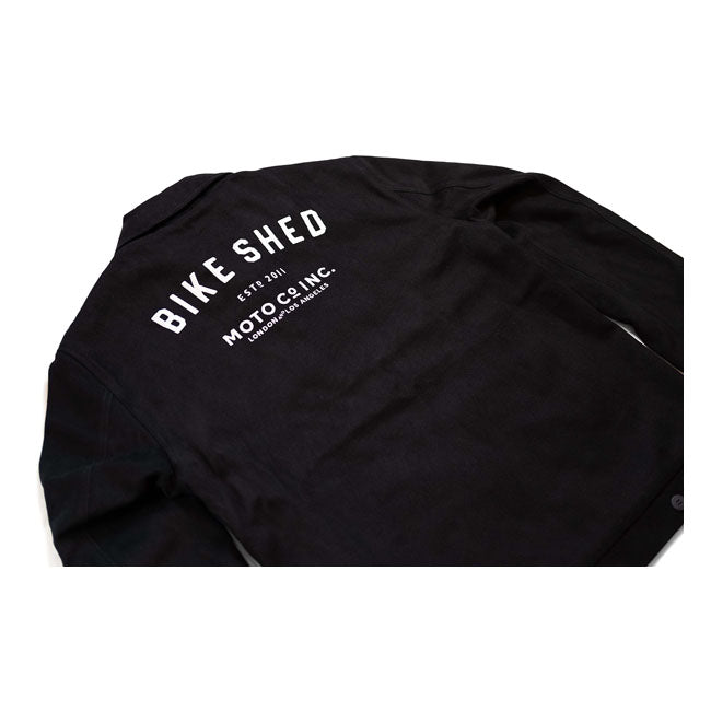 bike shed estandard twill kabát fekete