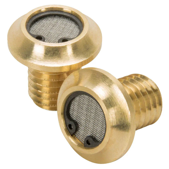 lowbrow radius breather bolts 1/2"-13 brass - 91-22 XL/ 93-99 Big Twin