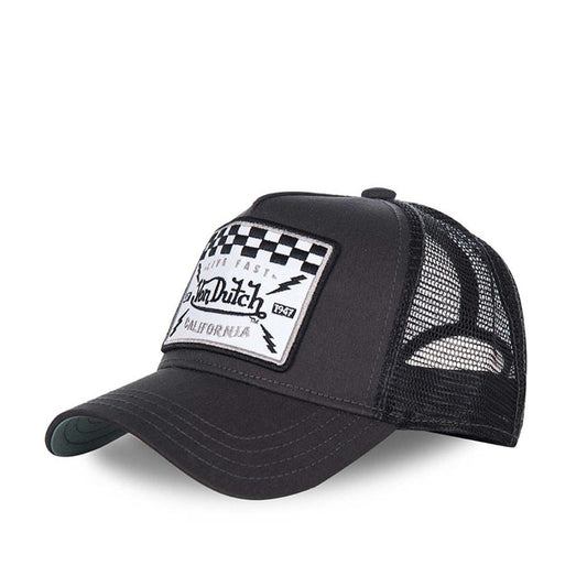 Von Dutch Square Trucker Cap Blk