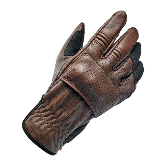 biltwell borrega motoros kesztyű - csokoládé/fekete