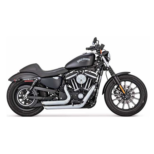 vance & hines shortshots staggered 2 1/2" króm kipufogórendszer 2014-2022 XL