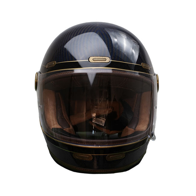 by city roadster roadster III carbon helmet - gold/blue