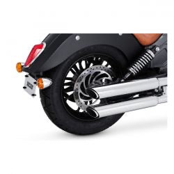vance & hines twin slash 3" chr - 15-22 Indian Scout