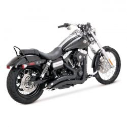 vance & hines 2-1/2" big radius 2-2 exhaust blk 06-17 Dyna