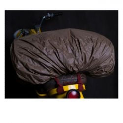 trip machine military leather duffle bag - tobacco brown
