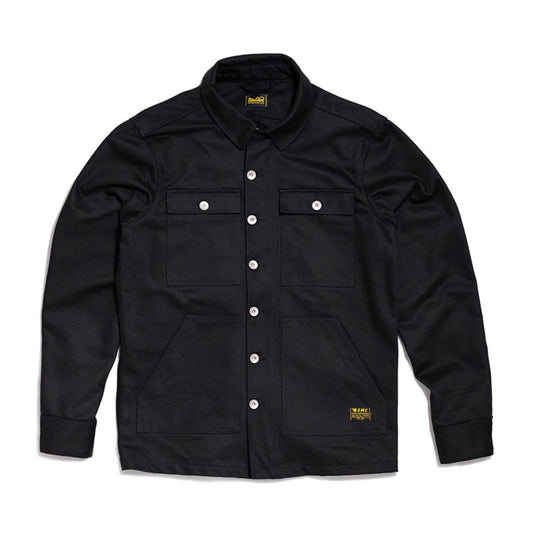 bike shed resistant overshirt moto kabát fekete