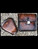 dhcustom brown leather saddlebag