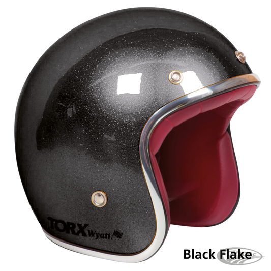 torx wyatt bukósisak fekete flake - ECE