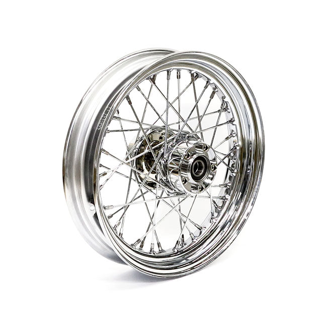 3.0 x 16 hátsó kerék szett 40 króm küllős - 08-20 XL (no ABS)