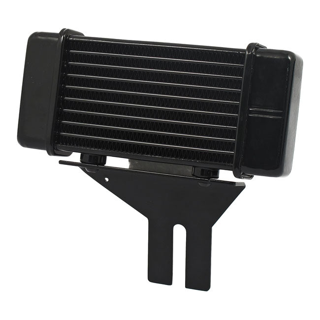 Jagg horizontal oil cooler chr - 91-17 Dyna