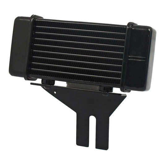 Jagg horizontal oil cooler chr - 91-17 Dyna