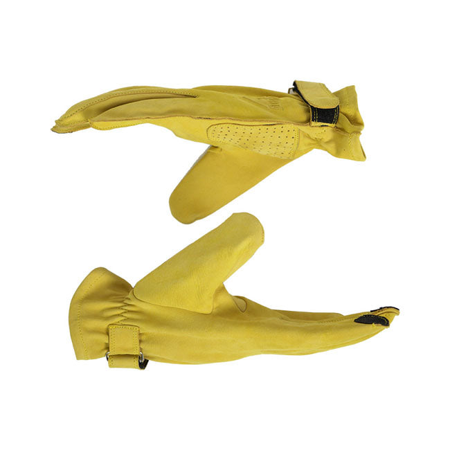 by city texas gloves moto gloves - yellow