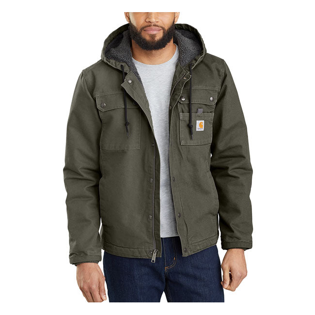 carhartt barlett kabát - moss