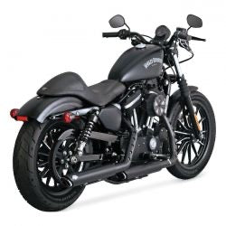 vance & hines twin slash 3" slip-on pcx mufflers blk - 14-20 XL