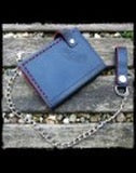 dhcustom red skull wallet