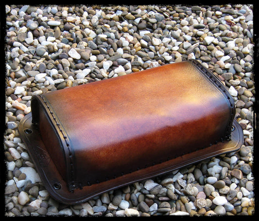 dhcustom vintage type brown pillion pad