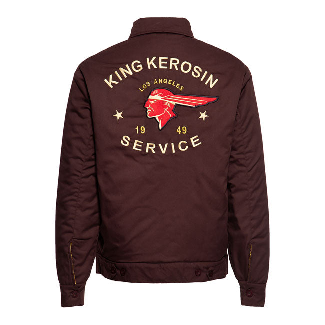 king kerosin 1949 service work jacket dzseki - sötét barna