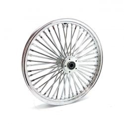 2.15 X 21 SF front wheel set 48 fat spokes chr - 04-05 FXDWG