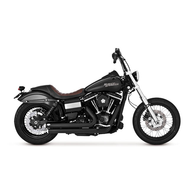 thorcat - V&H Big Shots 2-2 Exhaust Black - 06-16 Dyna