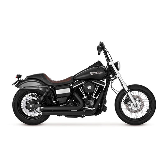 thorcat - V&H Big Shots 2-2 Exhaust Black - 06-16 Dyna
