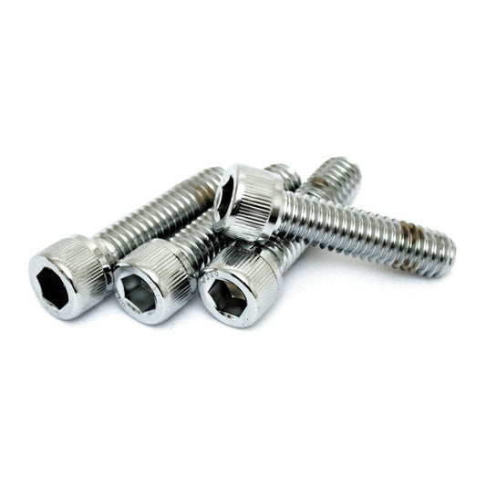 5/16-18 X 1 1/4" kormánykiemelő bilincs imbuszcsavar készlet króm - XL/ FL/ FLT