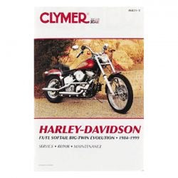 clymer book harley-davidson szervízkönyv - softail 1984-1999