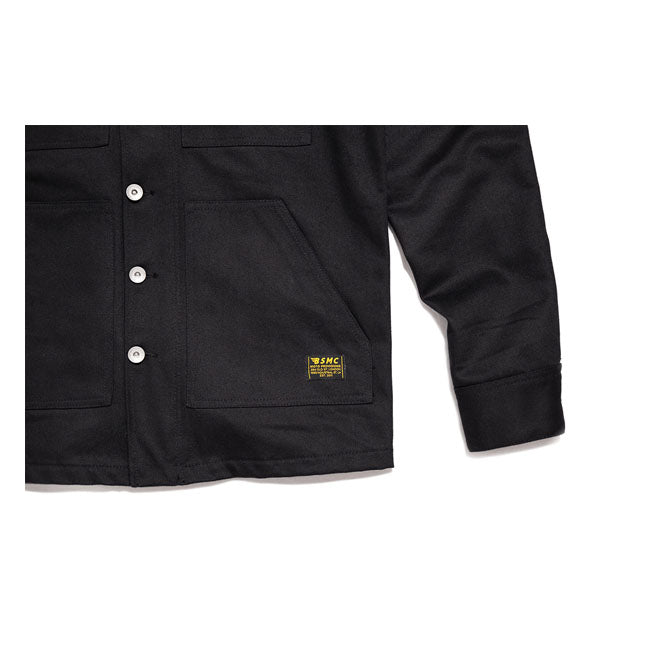 bike shed resistant overshirt moto kabát fekete