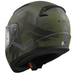 ls2 rapid II thunderbirds helmet military green