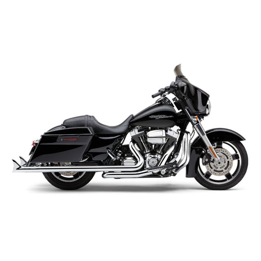 thorcat - Cobra fishtail speedster Duals exhaust chr EU3 - 10-16 Touring