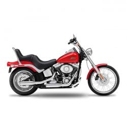 kesstech 2-2 3" low slip-on ESM2 chr - 07-11 Softail