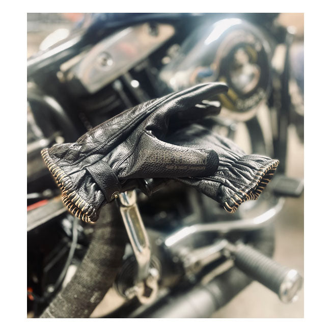 13 1/2 loud ride moto gloves - blk