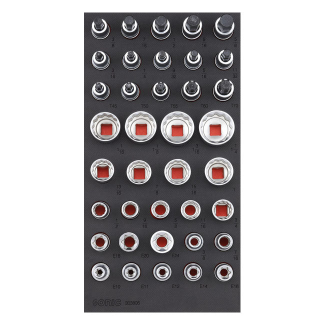 sonic 1/2" colos krovakészlet - 38db