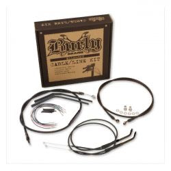 burly brand 12" apehanger wiring set - 07-13 XL Sportster