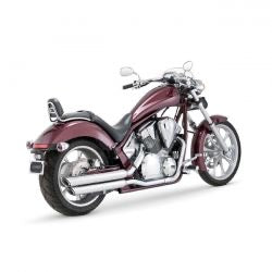 vance & hines twin slash PC / chr - 10-15 Honda VT1300