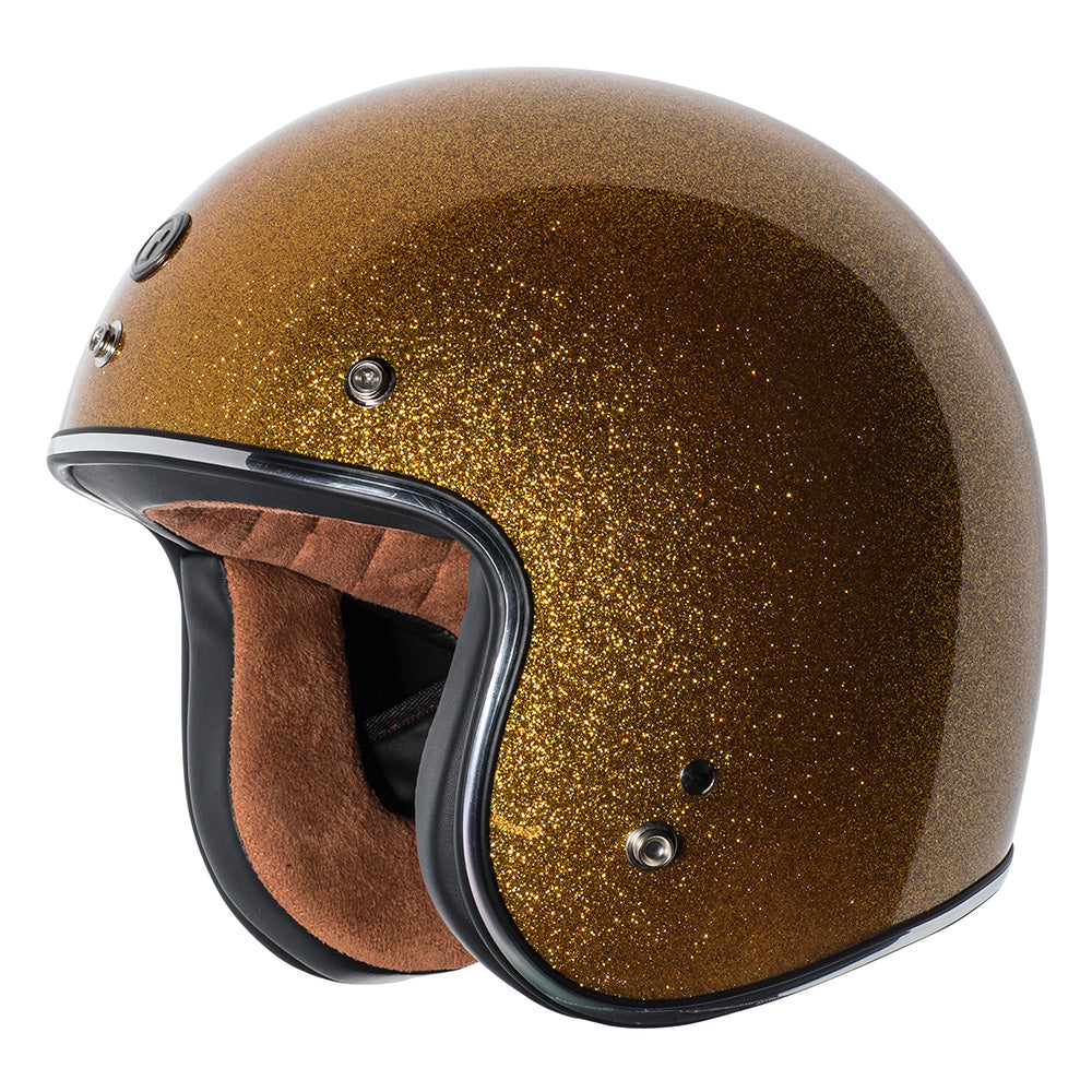 torc T-1 retro arany mega bukósisak flake - ECE