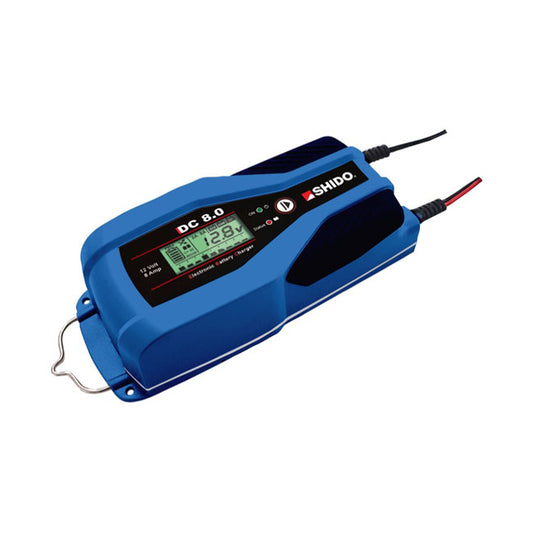 shido dual 12V DC 8.0 akkumulátor töltő
