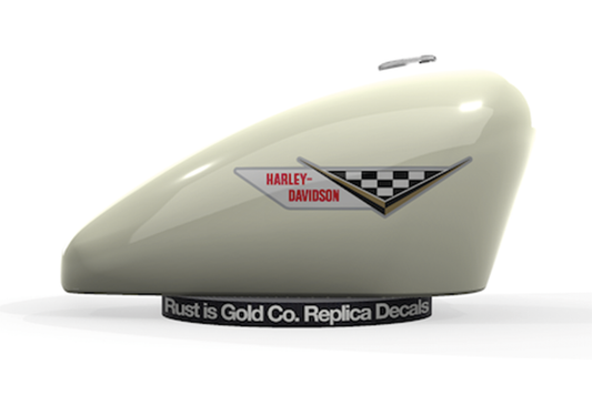 harley-davidson gas tank decal - 1958-1960