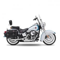 kesstech 2-2 3" low slip-on ESM2 chr - 00-06 Softail