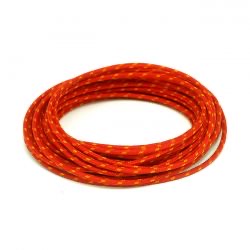 classic cloth covered electric wire blk/wht - 14 gauge (25ft)