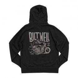 biltwell oops zip pullover hoodie