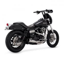 vance & hines 2-1 upsweep pcx exhaust brushed - 91-17 Dyna