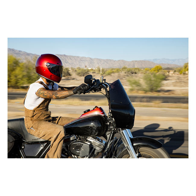 biltwell gringo sv bukósisak metál meggypiros