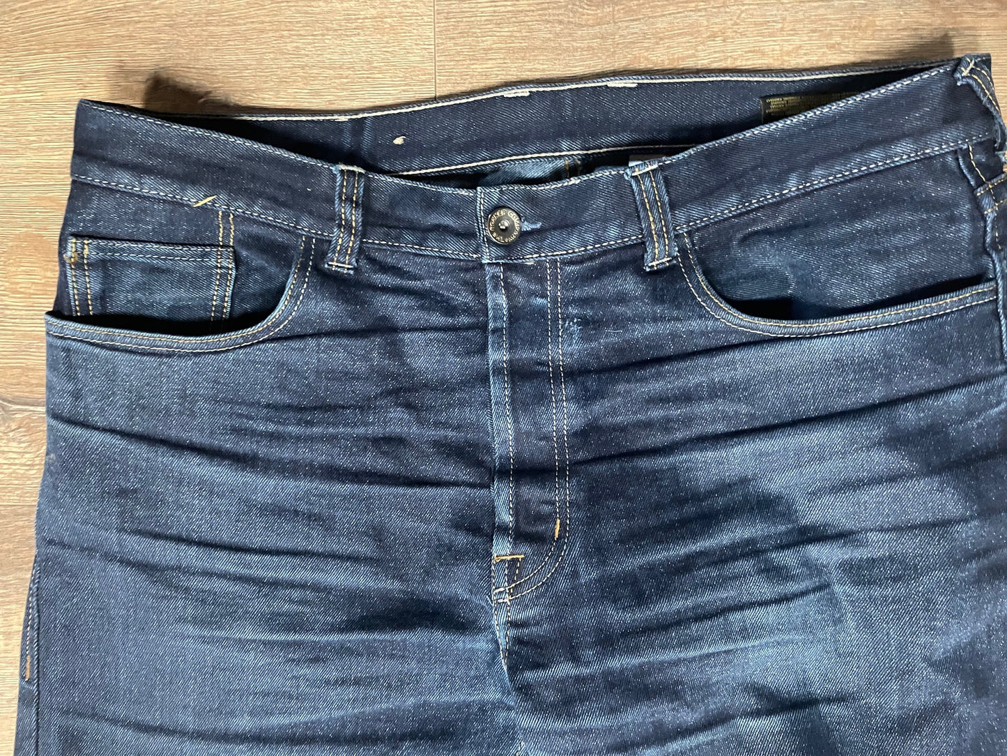 rokker rokkertech egyenesszárú kevlar farmer - kék W38/L32 (használt)