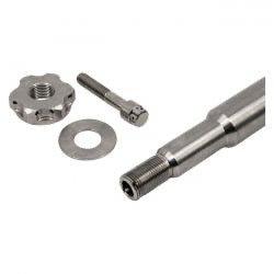 trask front wheel axle titanium - 08-25 FLT/Touring