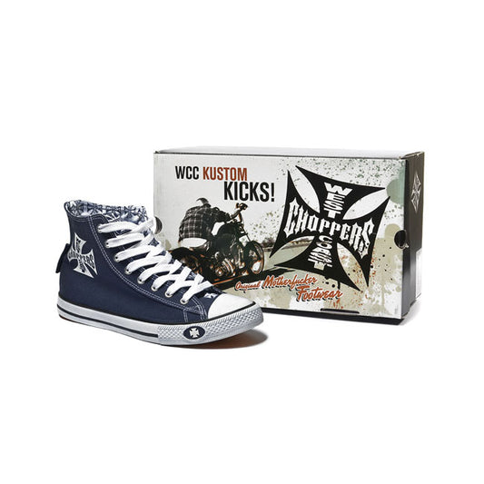 west coast choppers warriors tornacipő  - navy kék